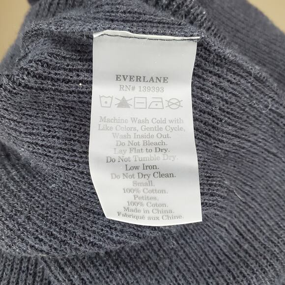 Everlane Black Knit Top Small - Picture 7 of 7